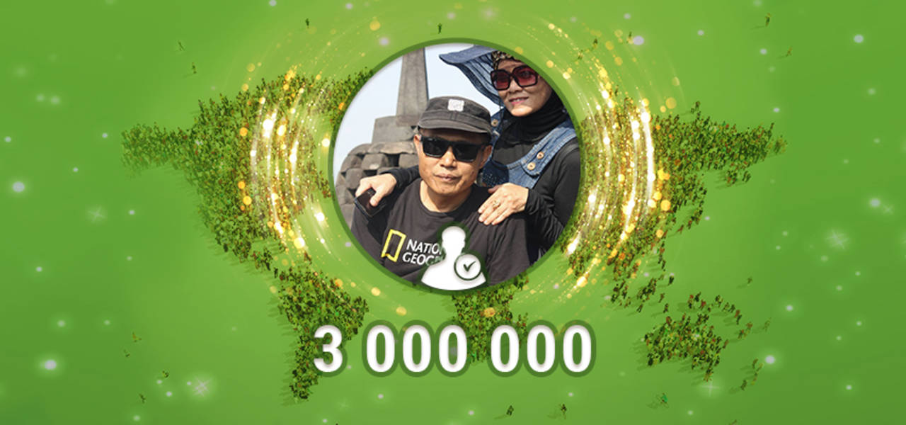Tahniah kepada pedagang ke-3 juta!