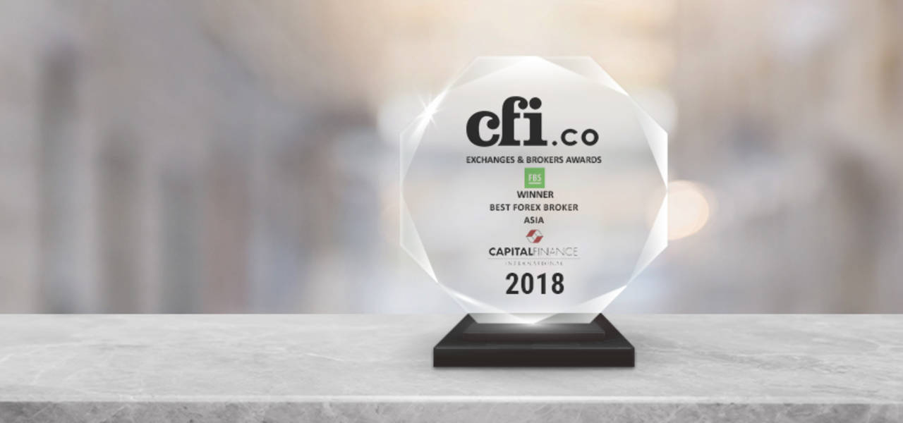 FBS telah menerima anugerah 'Broker Forex Terbaik Asia 2018' dari CFI